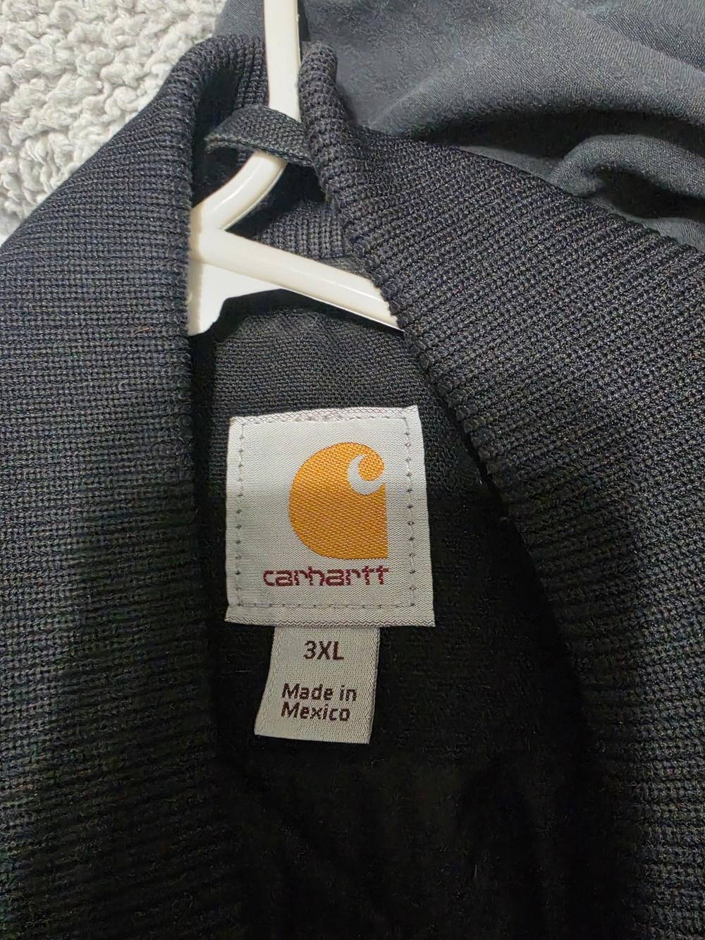 Carhartt Black Hoodie 3XL - Yellow Logo